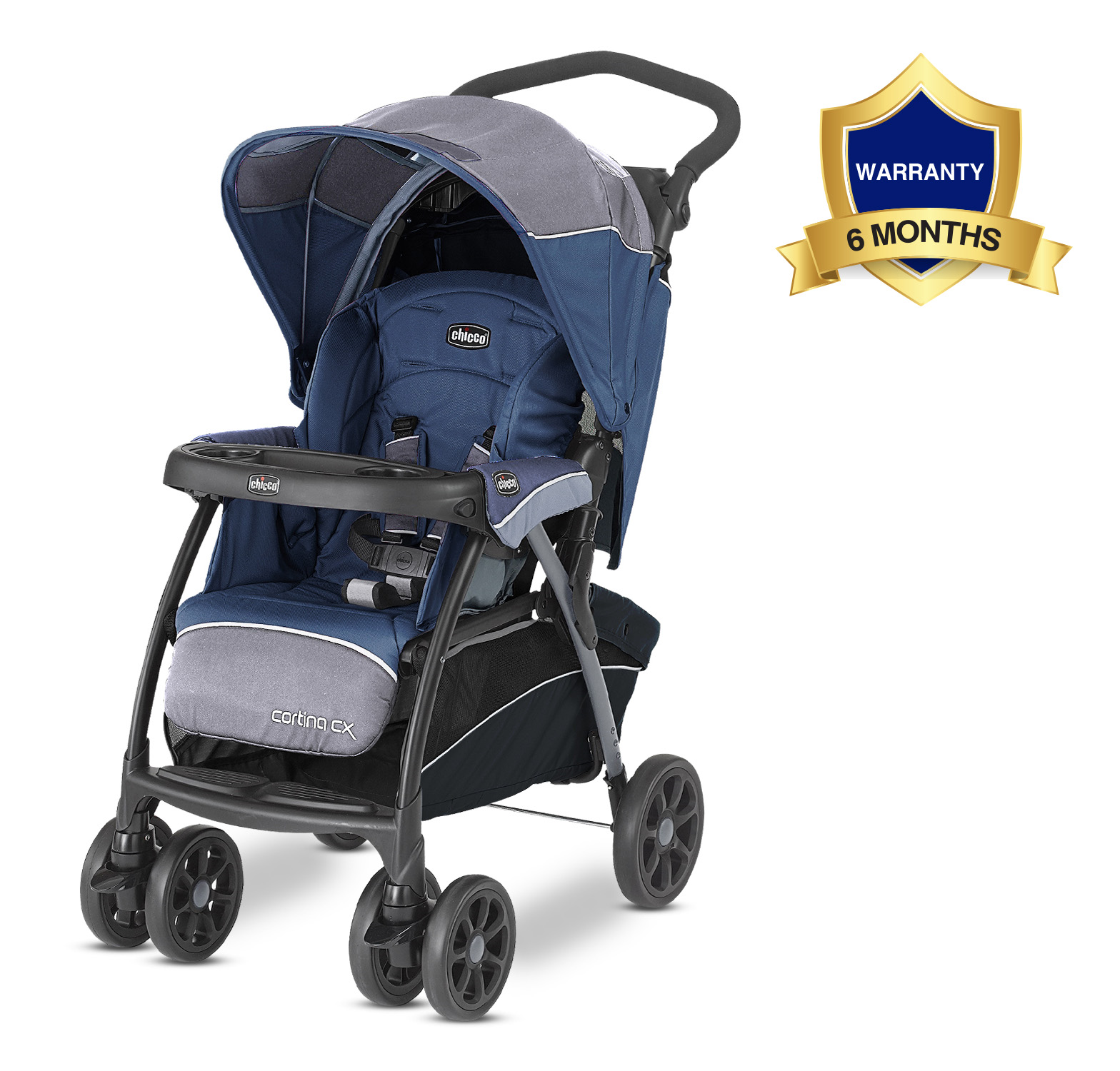 Cortina Cx Stroller (Baltic, Blue)-Baltic